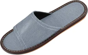 Slate Gray Men Women's House Slippers Summer Beach Sandals for Outdoor Beach Home