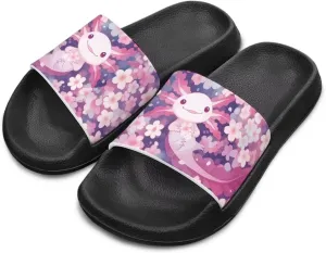 Slide Sandals for Girls Lightweight Summer Slippers Suitable Beach, Pool
