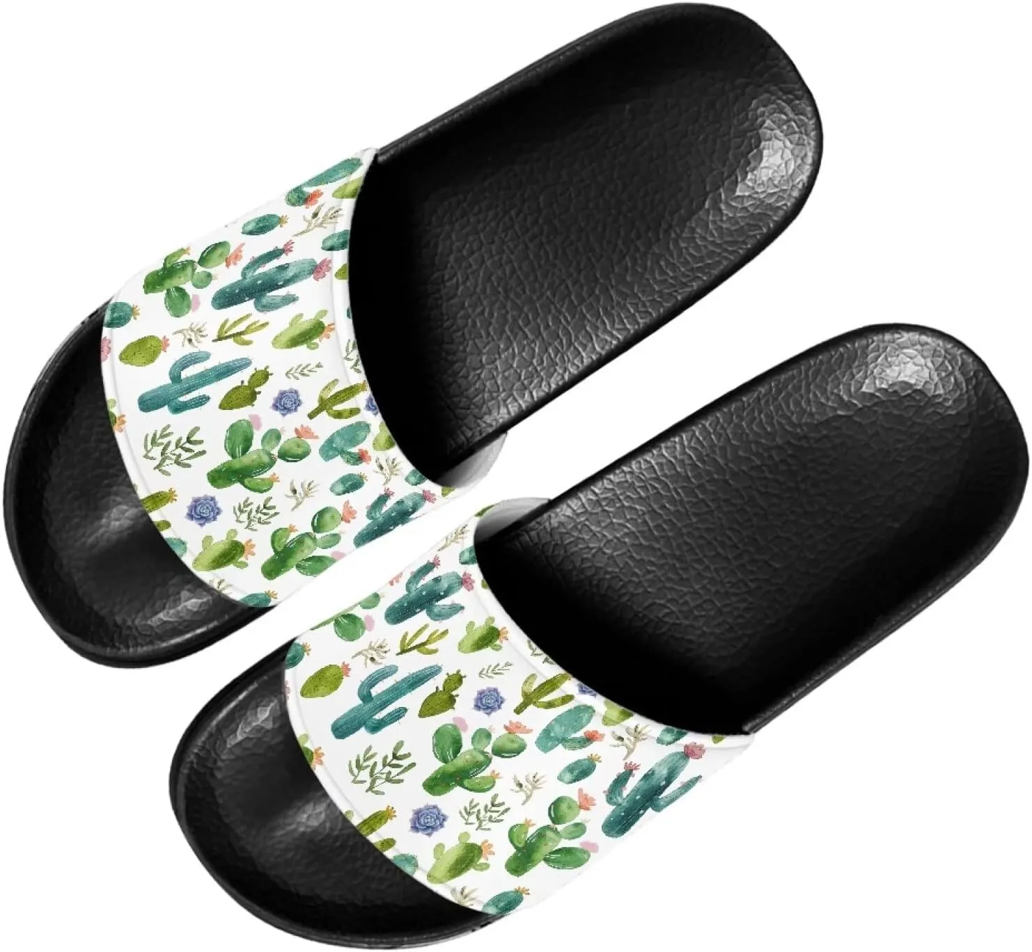 Slide Sandals for Ladies Casual Pillow House Sandals Open Toe Comfortable Shower Shoes Non-Slip Sport Shoes Beach Dress Shoes Easy to Clean