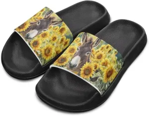 Slides for Kids Beach Water Shoes Non-Slip Quick-Dry Sandals for Girls Boys