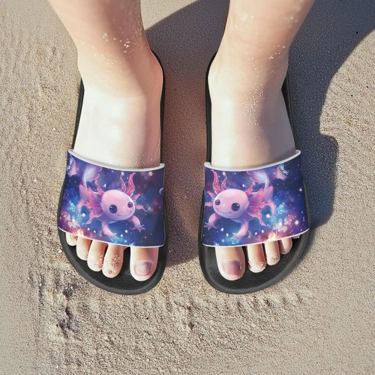 Slides for Kids Summer Slippers Lightweight Beach Sandals for Teen Girls