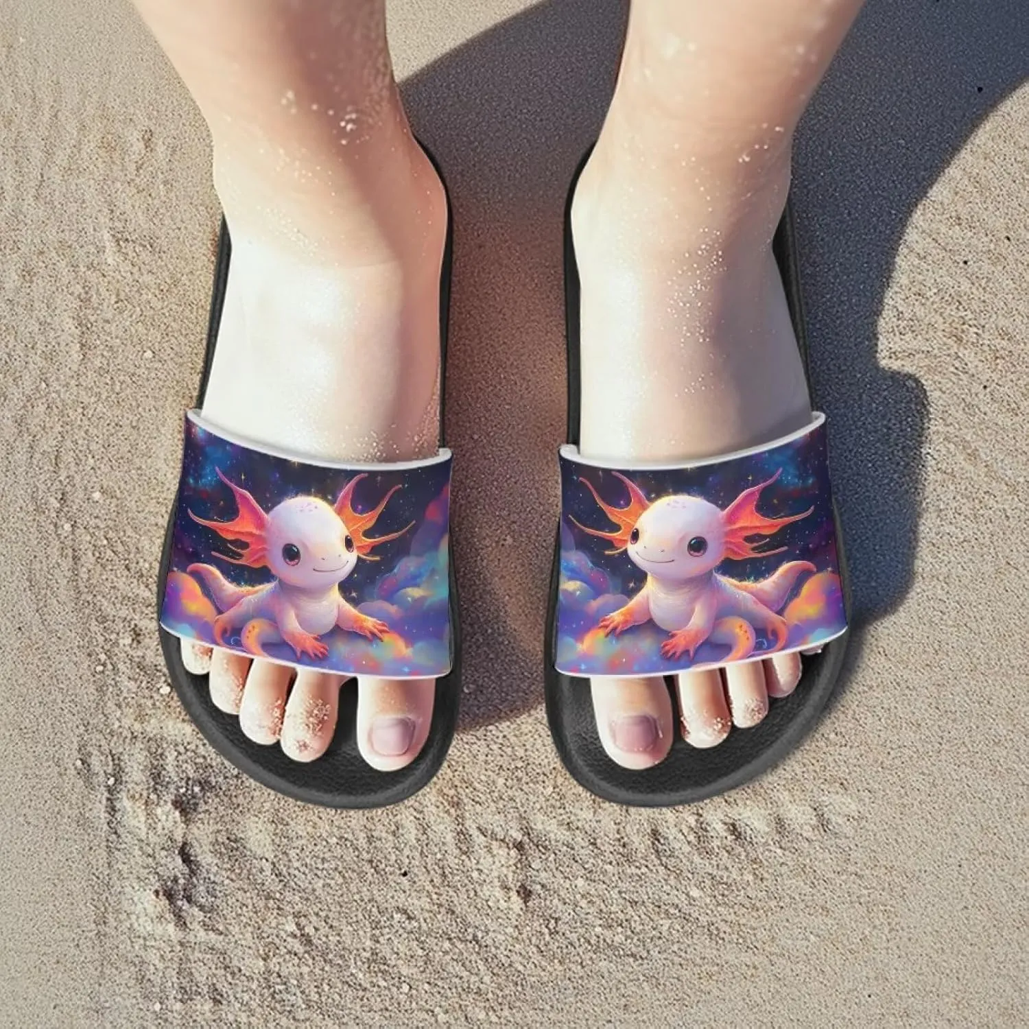Slides for Kids Summer Slippers Lightweight Beach Sandals for Teen Girls