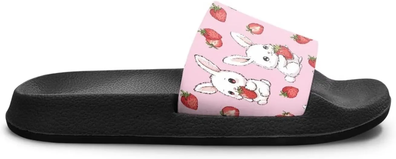 Slides for Kids Summer Slippers Lightweight Beach Sandals for Teen Girls