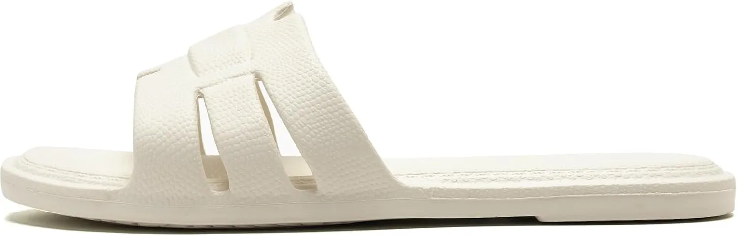 Slides for Women Comfortable Open Toe Shower Slippers Waterproof Slide Sandals Indoor and Outdoor