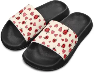 Slip On Sandals for Boys Girls Lightweight Animals Print Drying Shower Slides Suitable for Beach Days