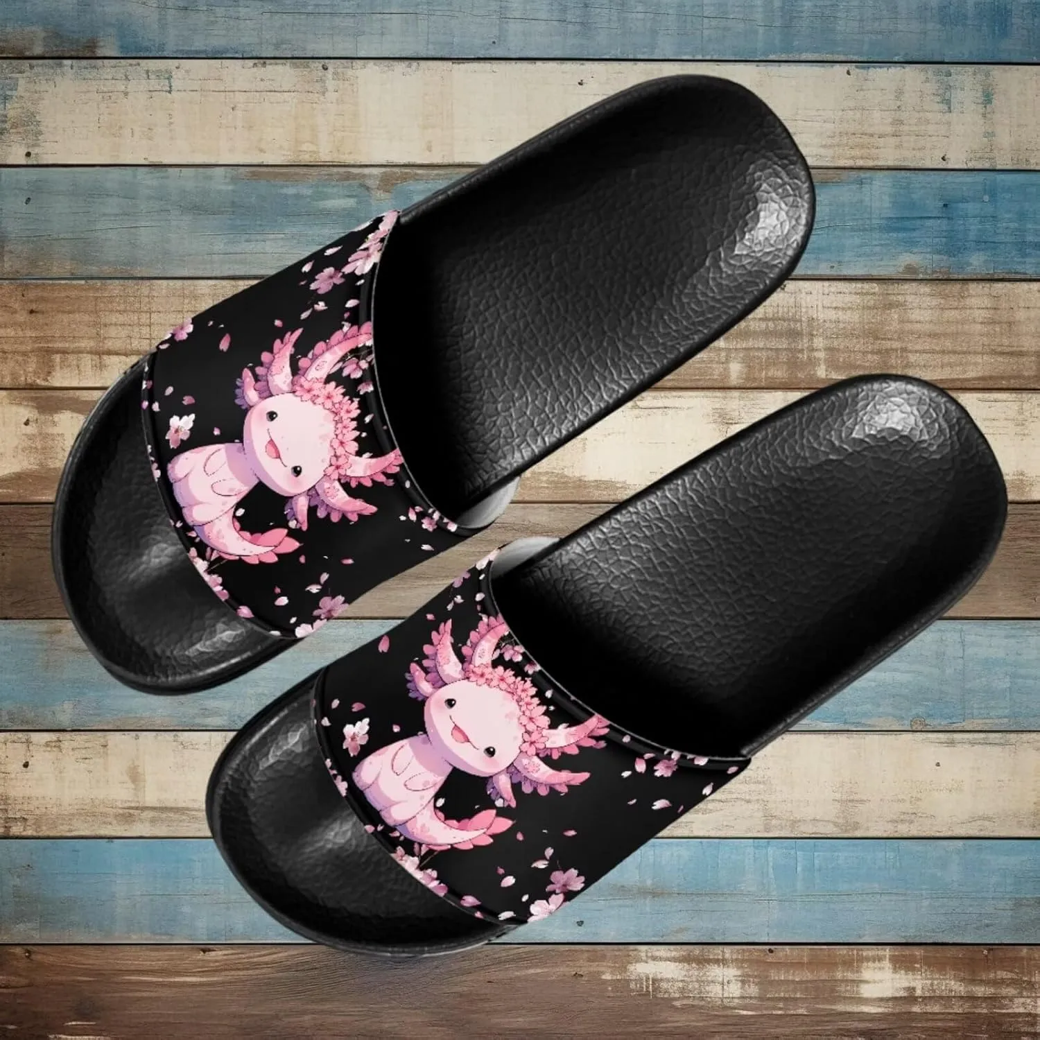 Slippers for Women House Slippers Bathroom Sandals Comfort Lightweight Indoor Non-Slip Single Band Shower Shoes