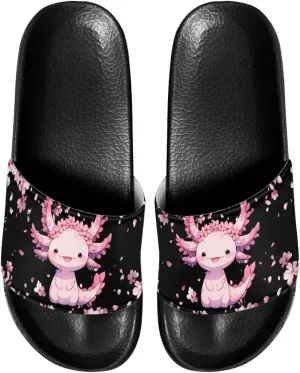 Slippers for Women House Slippers Bathroom Sandals Comfort Lightweight Indoor Non-Slip Single Band Shower Shoes