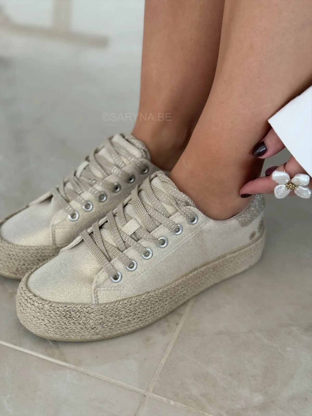 Sneakers « DAYANA » BEIGE