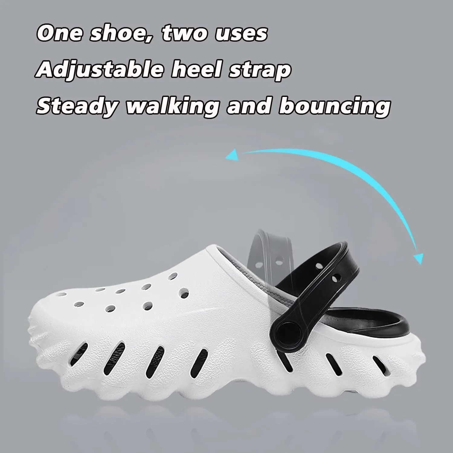 Solaud Women Men Comfortable Clogs Shoes Soft Breathable Non-Slip Unisex Garden Outdoor Beach Clog Sandals
