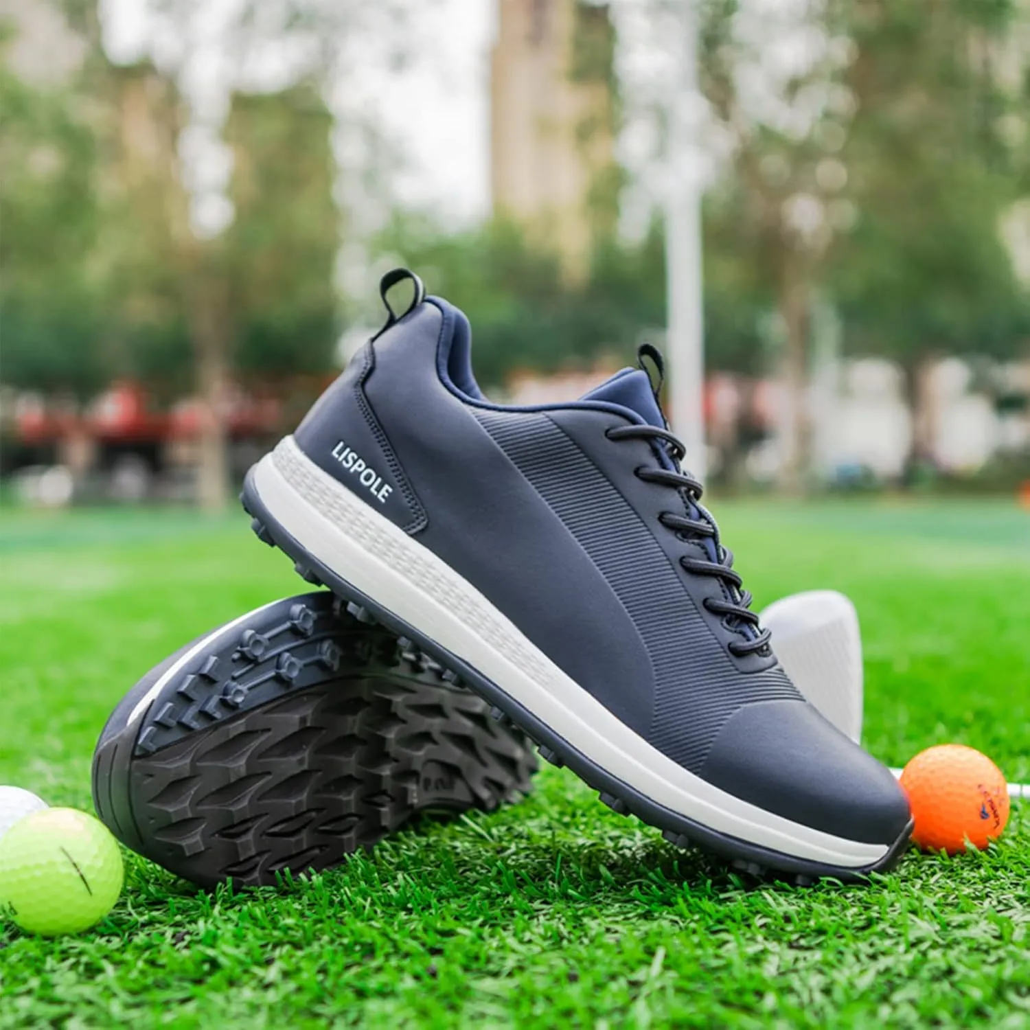 Spikeless Golf Shoes Men Waterproof Golf Shoes Comfortable Breathable Golf Footwear Mens Golf Sneakers Golf Walking Shoes