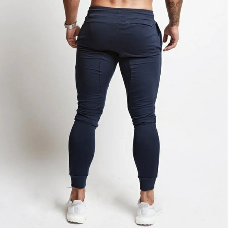 Spring and autumn men's fashion casual slim sports pants men's printed trousers
