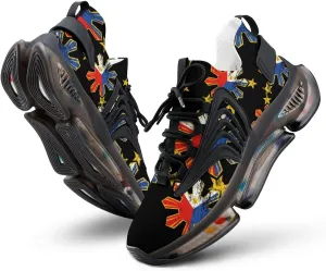 Stars Philippines Flag Men's Running Shoes Walking Sneakers for Women Athletic Lightweight Breathable Shoes