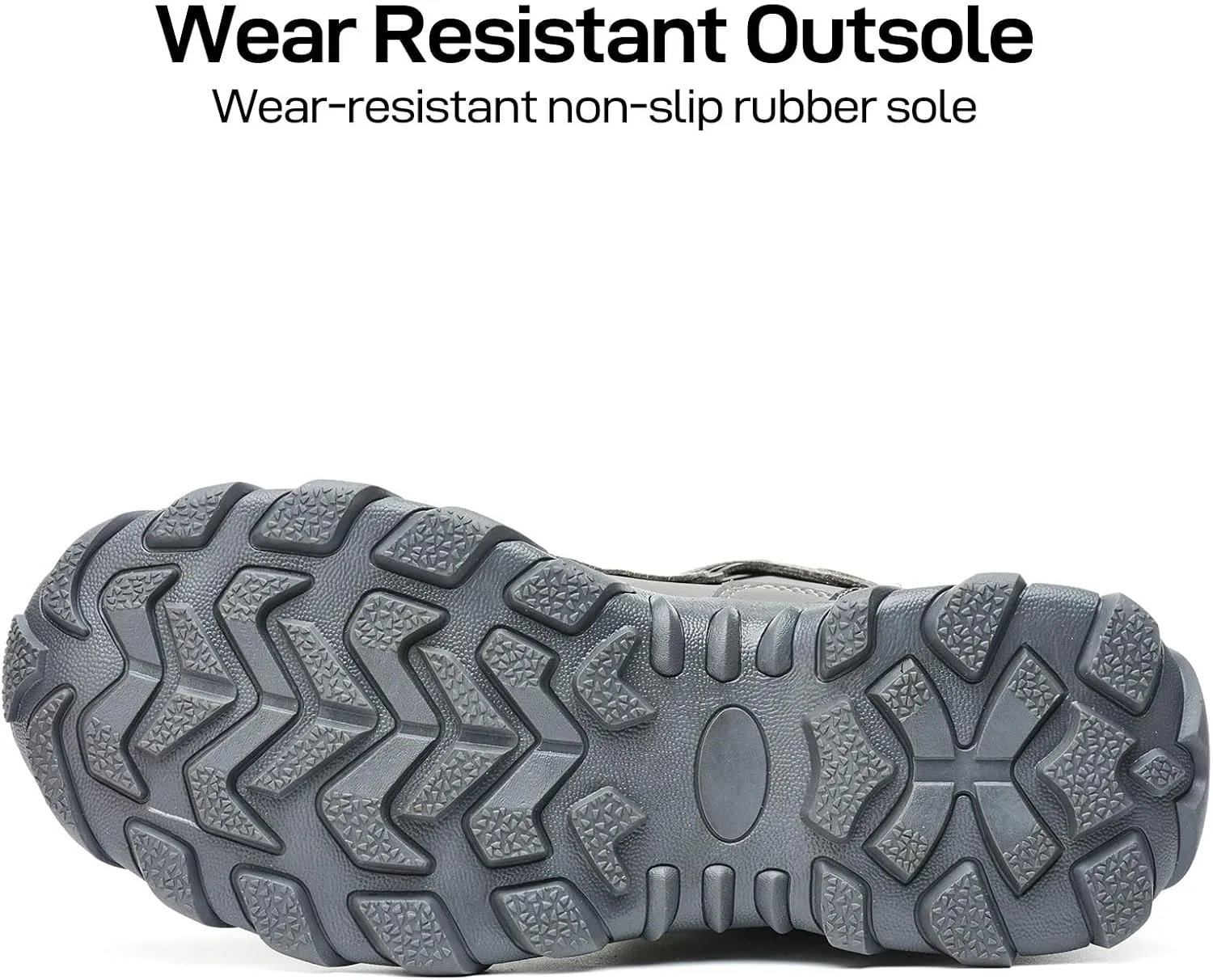 Steel Toe Boots for Men Safety Work Boots Comfortable，Indestructible Industrial & Construction Shoes Mens Composite Toe Boots