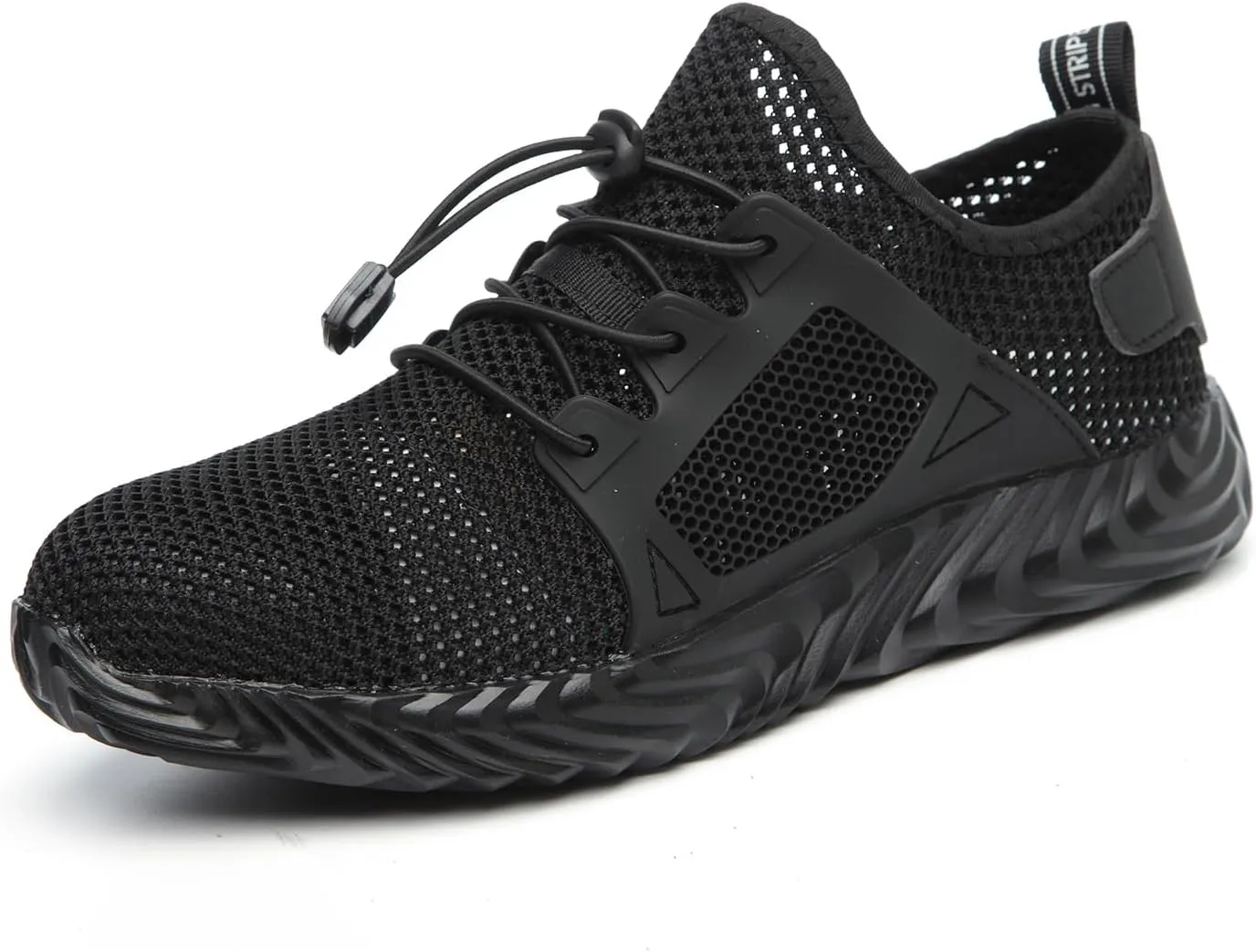 Steel Toe Shoes for Men Comfortable Breathable Safety Work Shoes Lightweight Indestructible Puncture Proof Work Sneakers