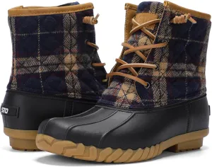 STQ Duck Boots for Women Waterproof Winter Boots Quilted Snow Boots