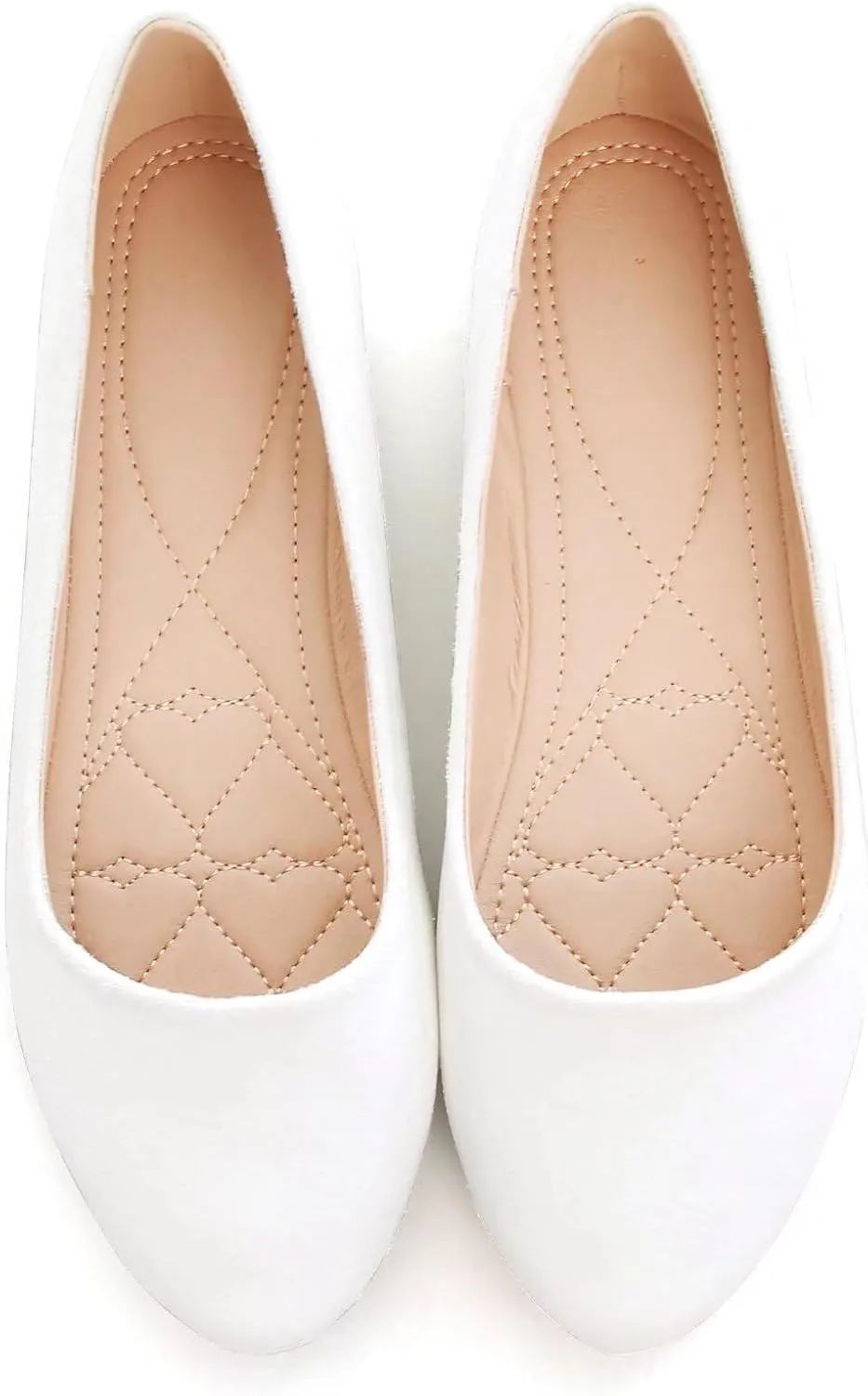 Stunner Women Cute Slip-On Ballet Shoes Soft Solid Classic Pointed Toe Flats