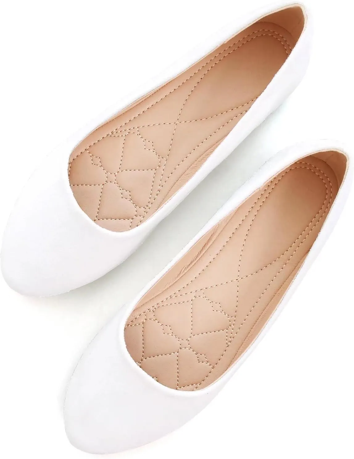 Stunner Women Cute Slip-On Ballet Shoes Soft Solid Classic Pointed Toe Flats