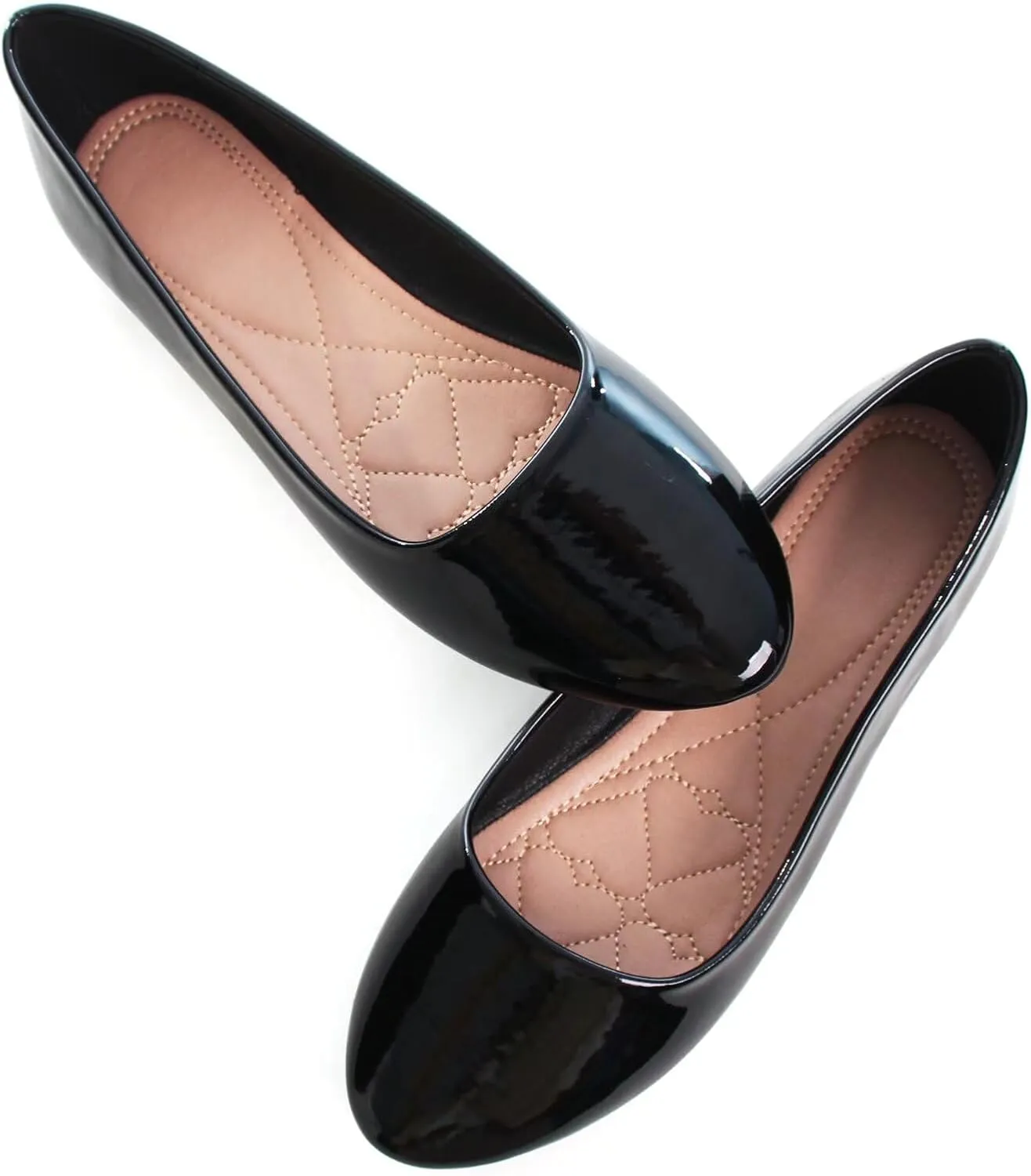 Stunner Women Cute Slip-On Ballet Shoes Soft Solid Classic Pointed Toe Flats