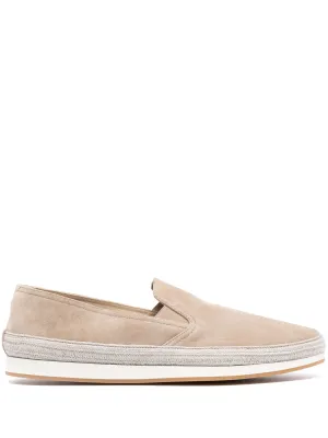 Suede Slip-on Espadrilles