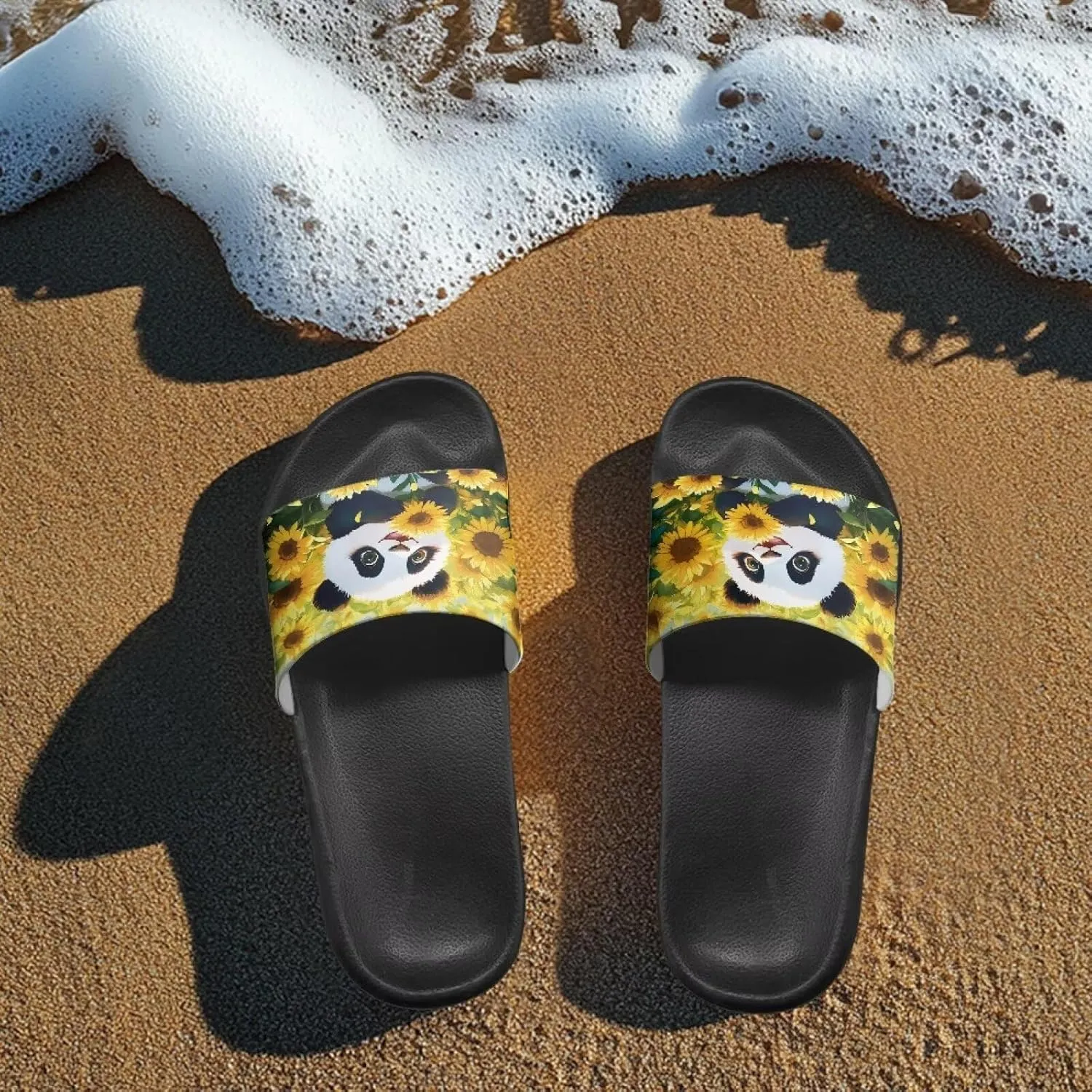 Summer Slide for Women Slip on Sandals Lightweight Cloud Soft Slippers Non-Slip Shower Slipper SizeUS 5-12.5