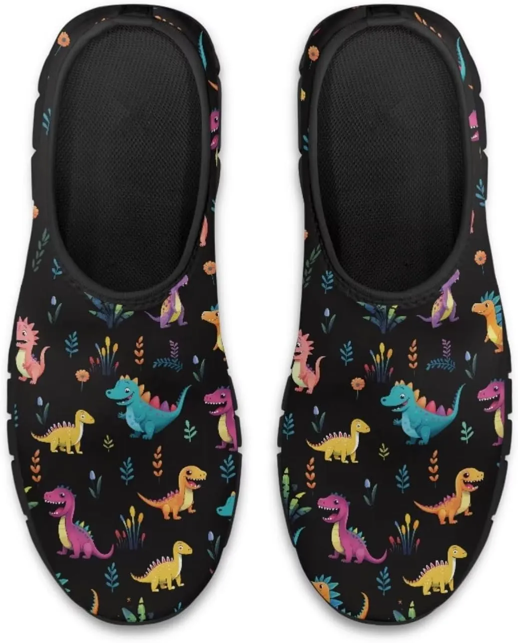SYtrade Women's Camping Walking Travel Shoes Casual Slip On Loafers Black Sole
