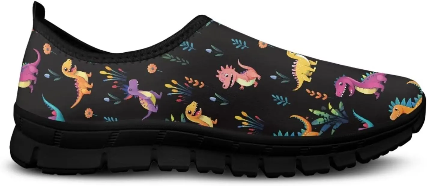 SYtrade Women's Camping Walking Travel Shoes Casual Slip On Loafers Black Sole