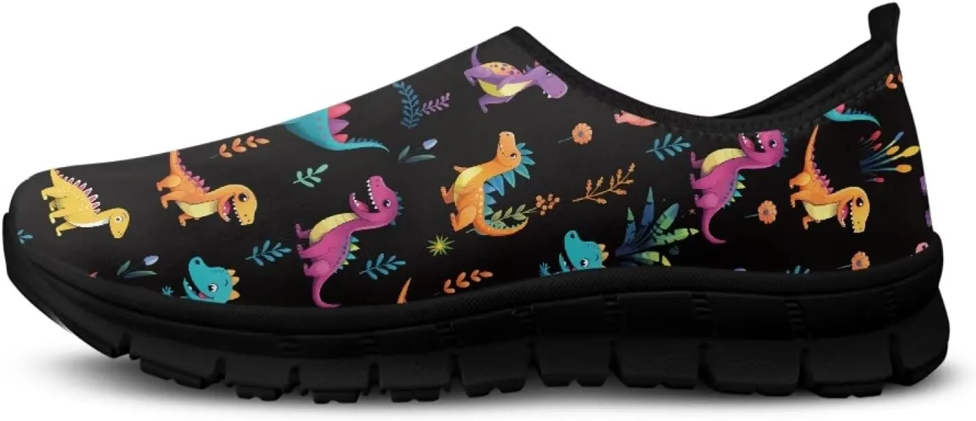 SYtrade Women's Camping Walking Travel Shoes Casual Slip On Loafers Black Sole