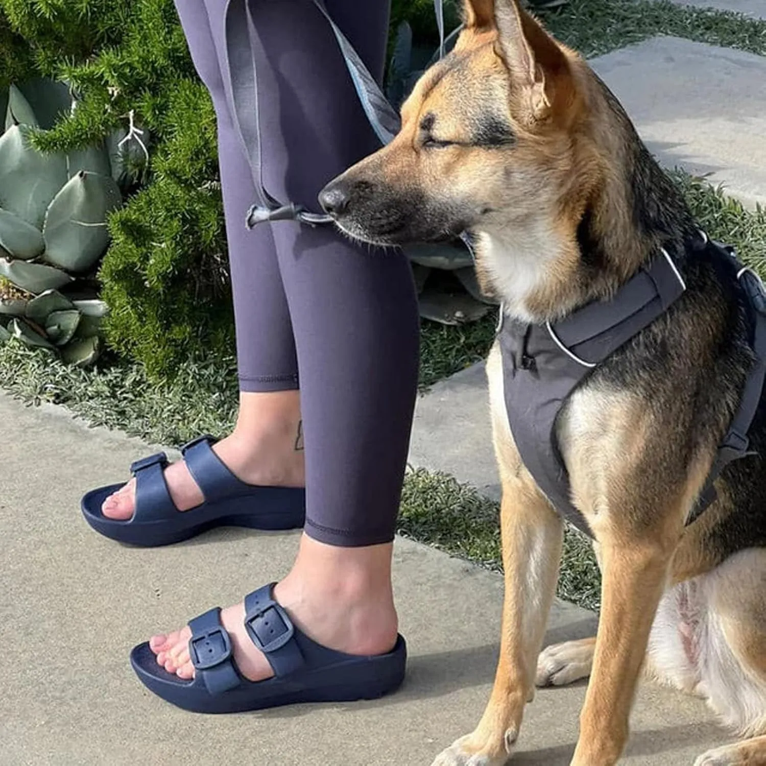 TELIC Women's Boise Bliss Slide Sandals - Lightweight, Waterproof, Impact-Reducing - Great for Pool, Beach & Everyday Wear