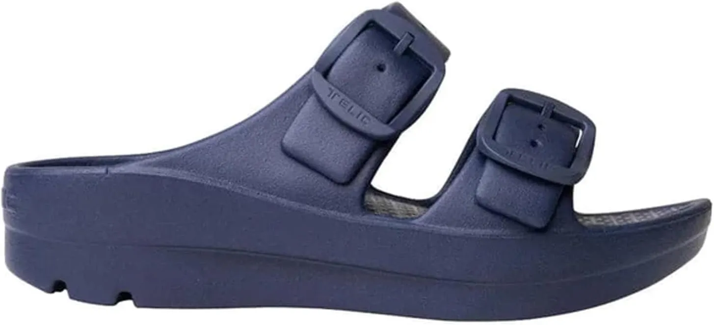 TELIC Women's Boise Bliss Slide Sandals - Lightweight, Waterproof, Impact-Reducing - Great for Pool, Beach & Everyday Wear
