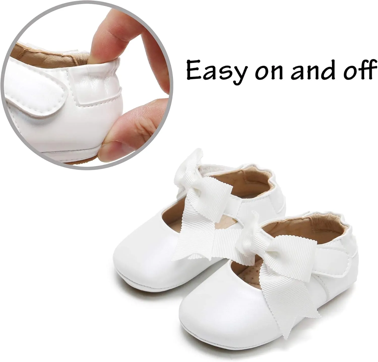 THEE BRON Infant Toddler Baby Soft Sole Leather Shoes for Girls Boys Walking Sneakers