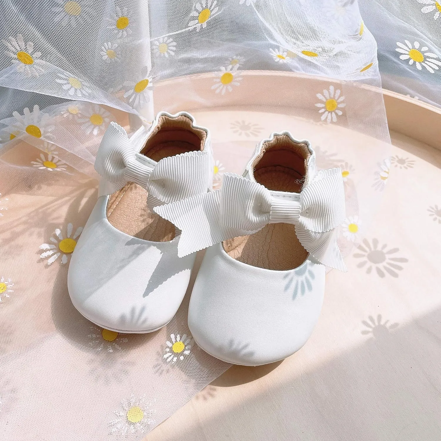 THEE BRON Infant Toddler Baby Soft Sole Leather Shoes for Girls Boys Walking Sneakers