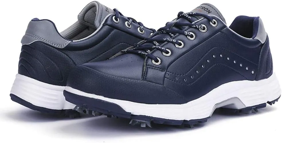 THESTRON 2021 Men Golf Shoes Professional Spikes Golf Sport Sneakers Waterproof Mens Trainers Golfing