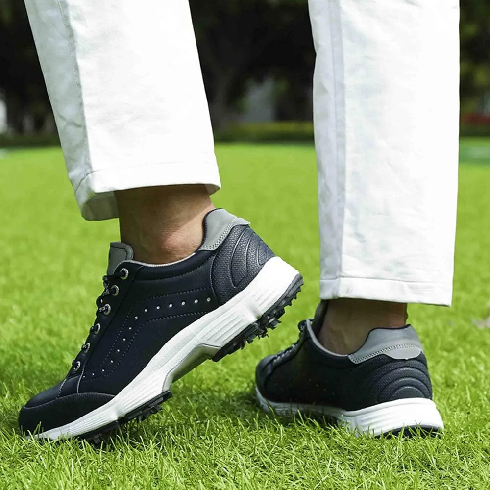 THESTRON 2021 Men Golf Shoes Professional Spikes Golf Sport Sneakers Waterproof Mens Trainers Golfing