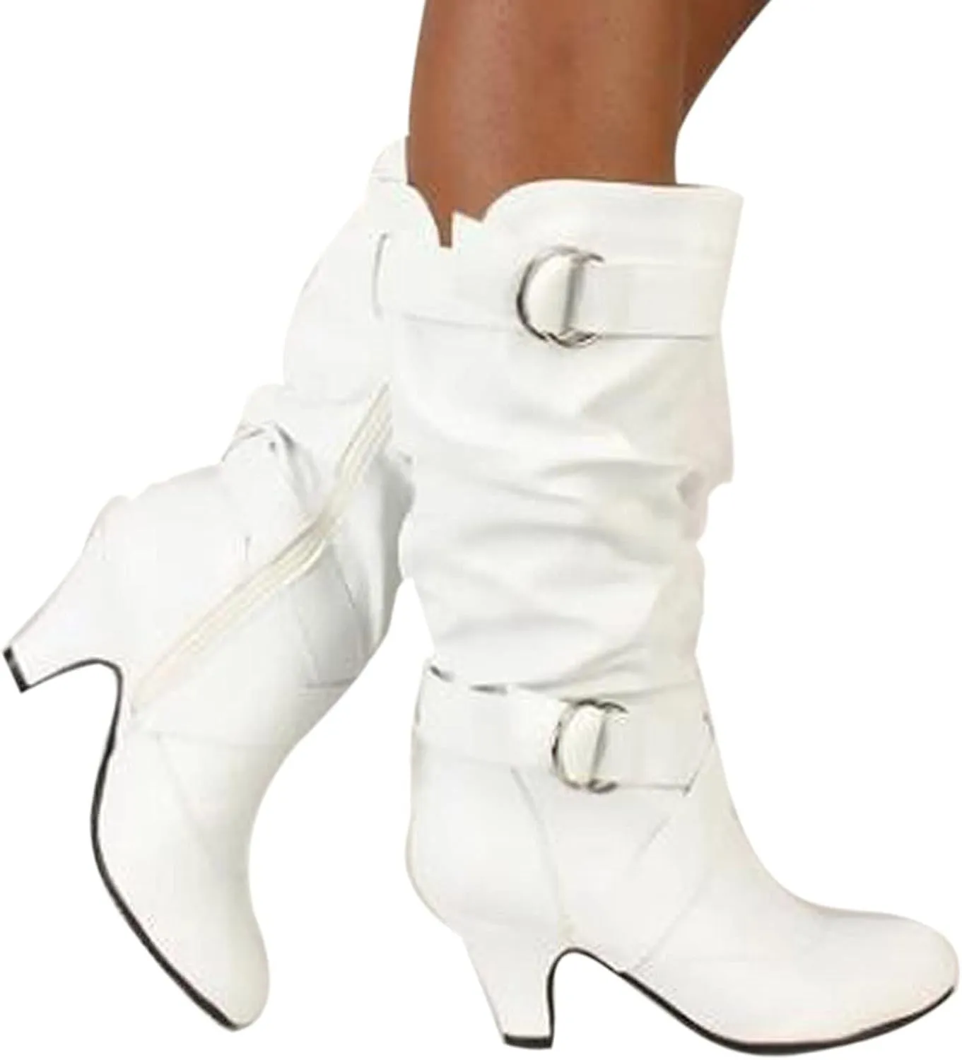 Thigh High Boots for Women with Heel Size 11 High Women's Shoes Heel Heel Boots Tall Horseback Riding Boots