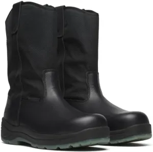 Thorogood Thoro-Flex 10” Black Safety Toe Work Boots for Men and Women - Made from Full-Grain Leather with Composite Toe and Slip-, Oil-, and Puncture-Resistant Outsole