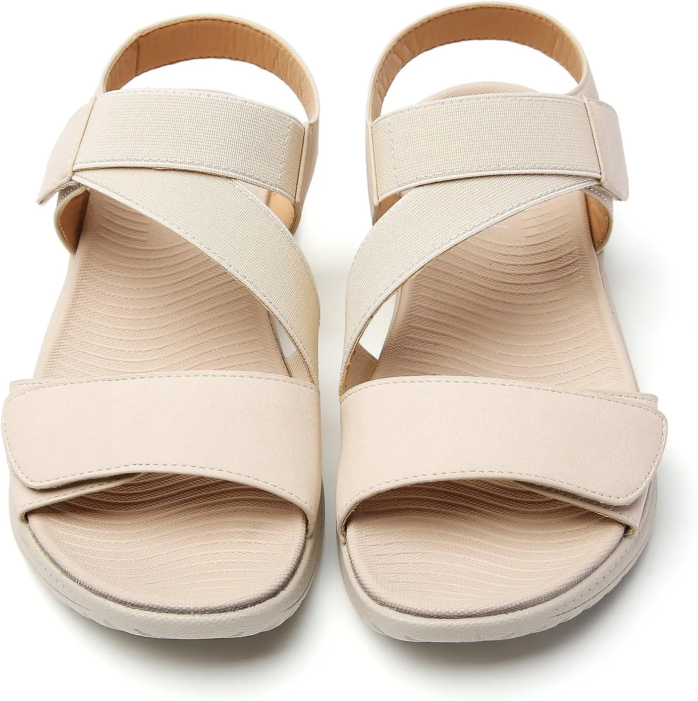 Tilocow Women Sandals Orthotic Comfortable Walking Sandals Summer Lightweight Athletic Outdoor Ankle Strap Shoes