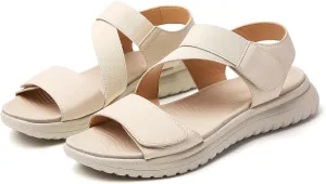 Tilocow Women Sandals Orthotic Comfortable Walking Sandals Summer Lightweight Athletic Outdoor Ankle Strap Shoes