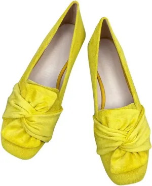 TN TANGNEST Womens Dress Flats Fashion Soft Pointed Toe Bowknot Slip On Flat Shoes