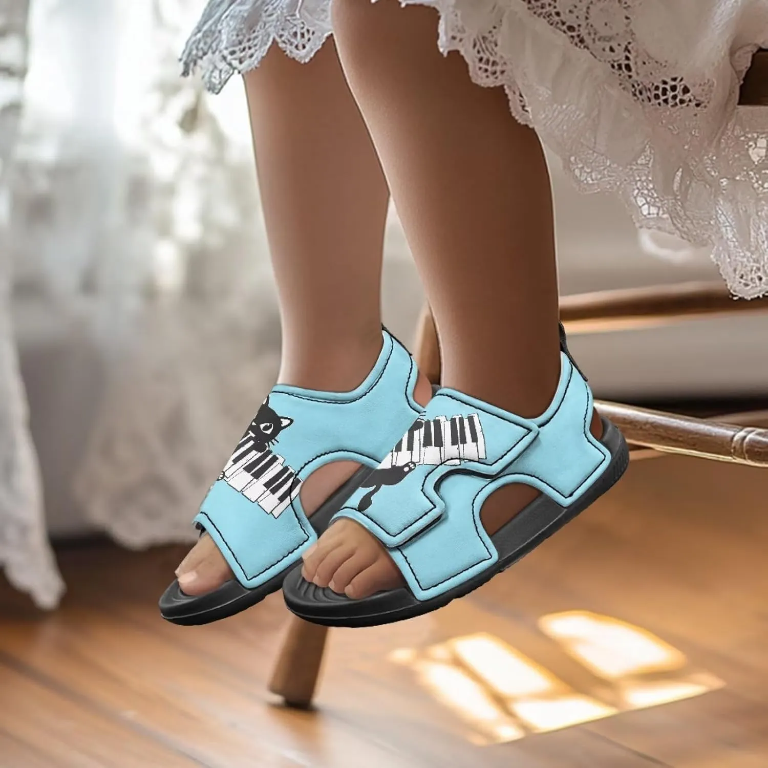 Toddler Boy Sandals Funny Summer Shoes for Kids Slip On Sandals