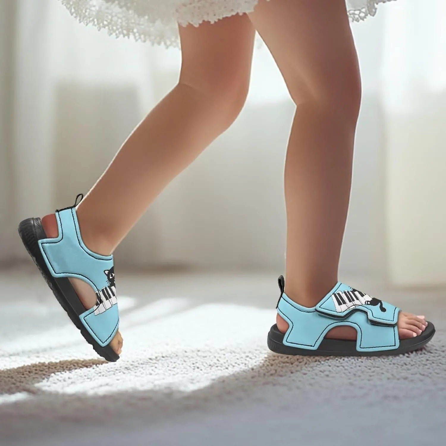 Toddler Boy Sandals Funny Summer Shoes for Kids Slip On Sandals