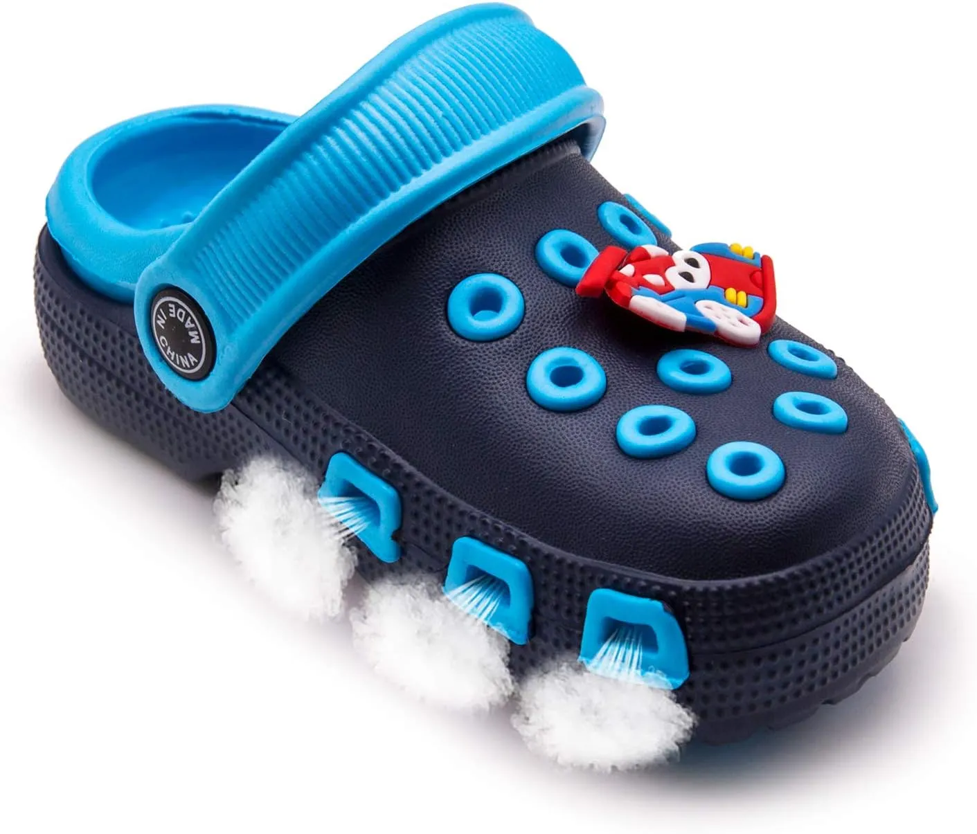 Toddler Little Kids Clogs Slip On Girls Boys Garden Clogs Summer Non-Slip Lightweight Slide Sandals Shoes Pool Shower Beach Slippers