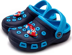 Toddler Little Kids Clogs Slip On Girls Boys Garden Clogs Summer Non-Slip Lightweight Slide Sandals Shoes Pool Shower Beach Slippers