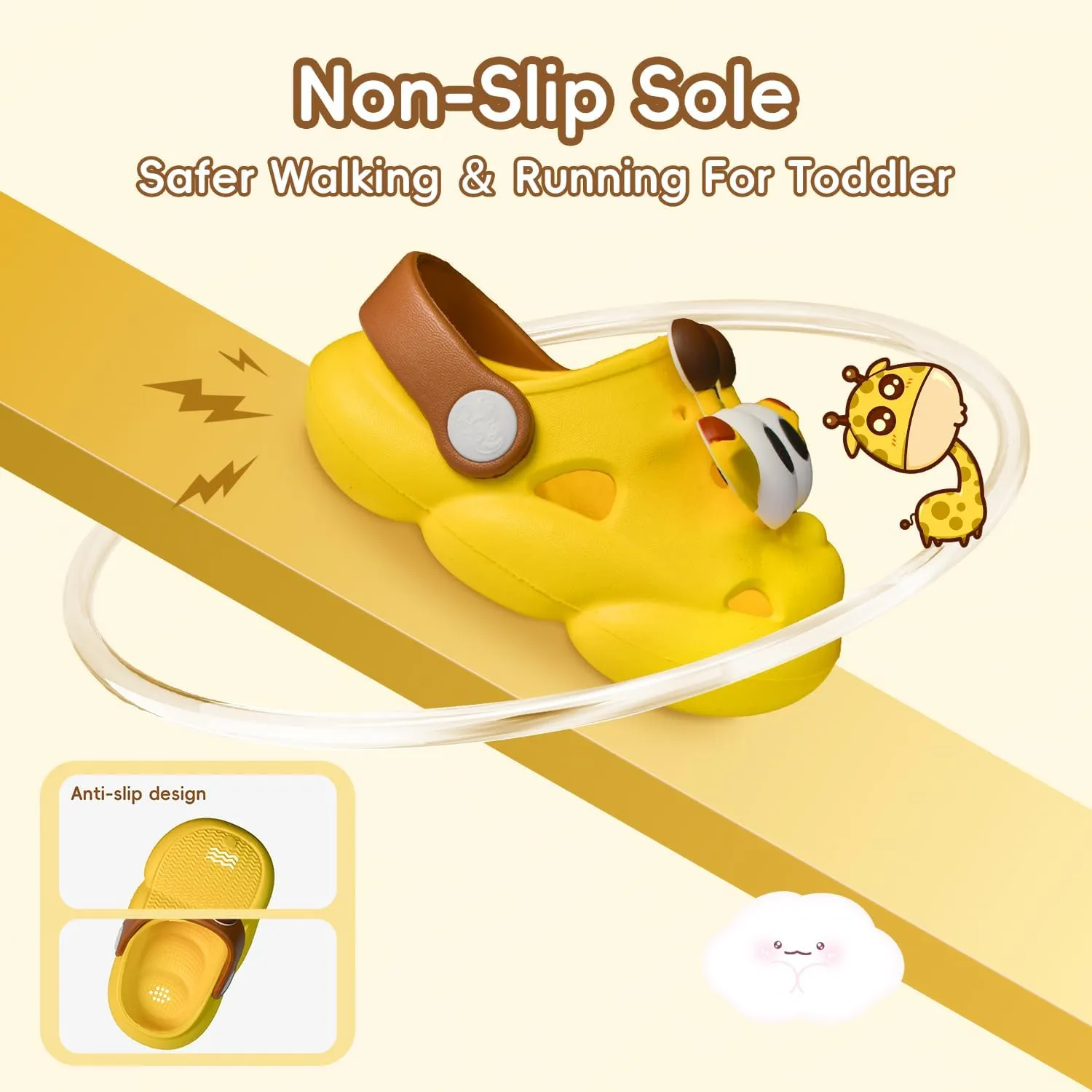 Toddler Sandals Baby Boys Girls Slip On Shoes Summer Breathable Quick-Dry Lightweight Slides Sandals Infant Outdoor Non-Slip Walking Shoes