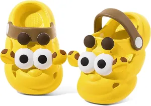 Toddler Sandals Baby Boys Girls Slip On Shoes Summer Breathable Quick-Dry Lightweight Slides Sandals Infant Outdoor Non-Slip Walking Shoes