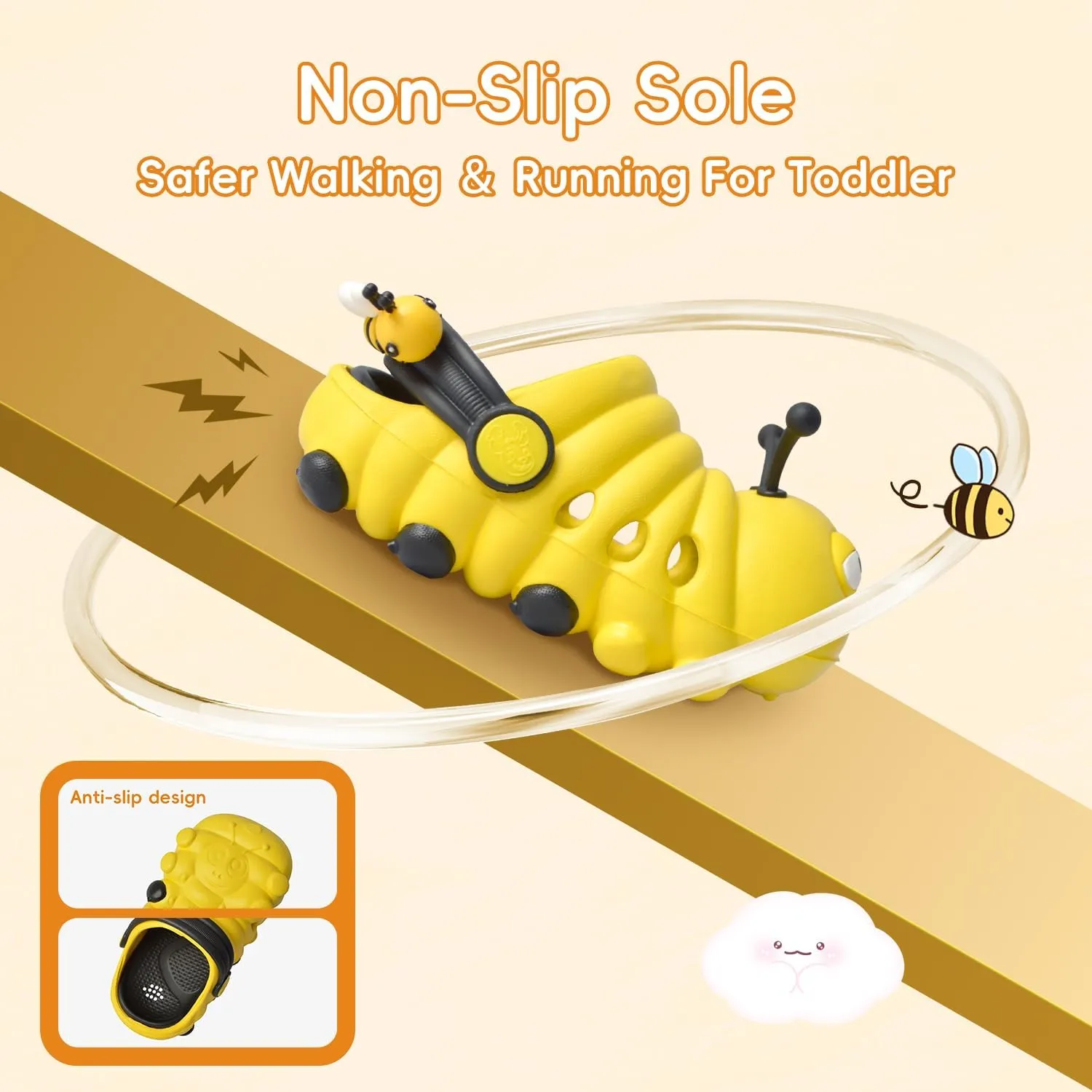 Toddler Sandals Baby Boys Girls Slip On Walking Shoes Summer Breathable Quick-Dry Lightweight Barefoot Slippers Outdoor Indoor Non-Slip Sandals