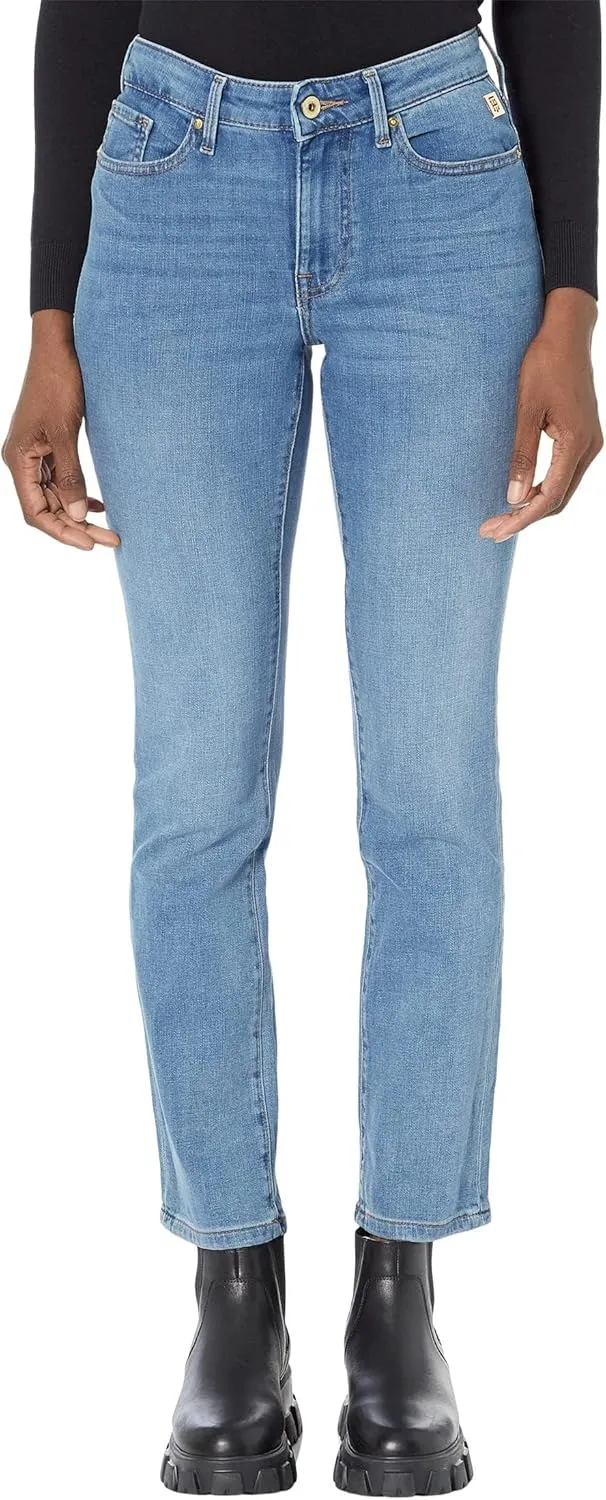 Tommy Hilfiger Straight Leg Jeans Mid Rise Jeans Women's
