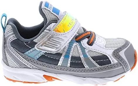 TSUKIHOSHI 3570 STORM Strap-Closure Machine-Washable Child Sneaker Shoe with Wide Toe Box and Slip-Resistant, Non-Marking Outsole - For Toddlers and Little Kids, Ages 1-8