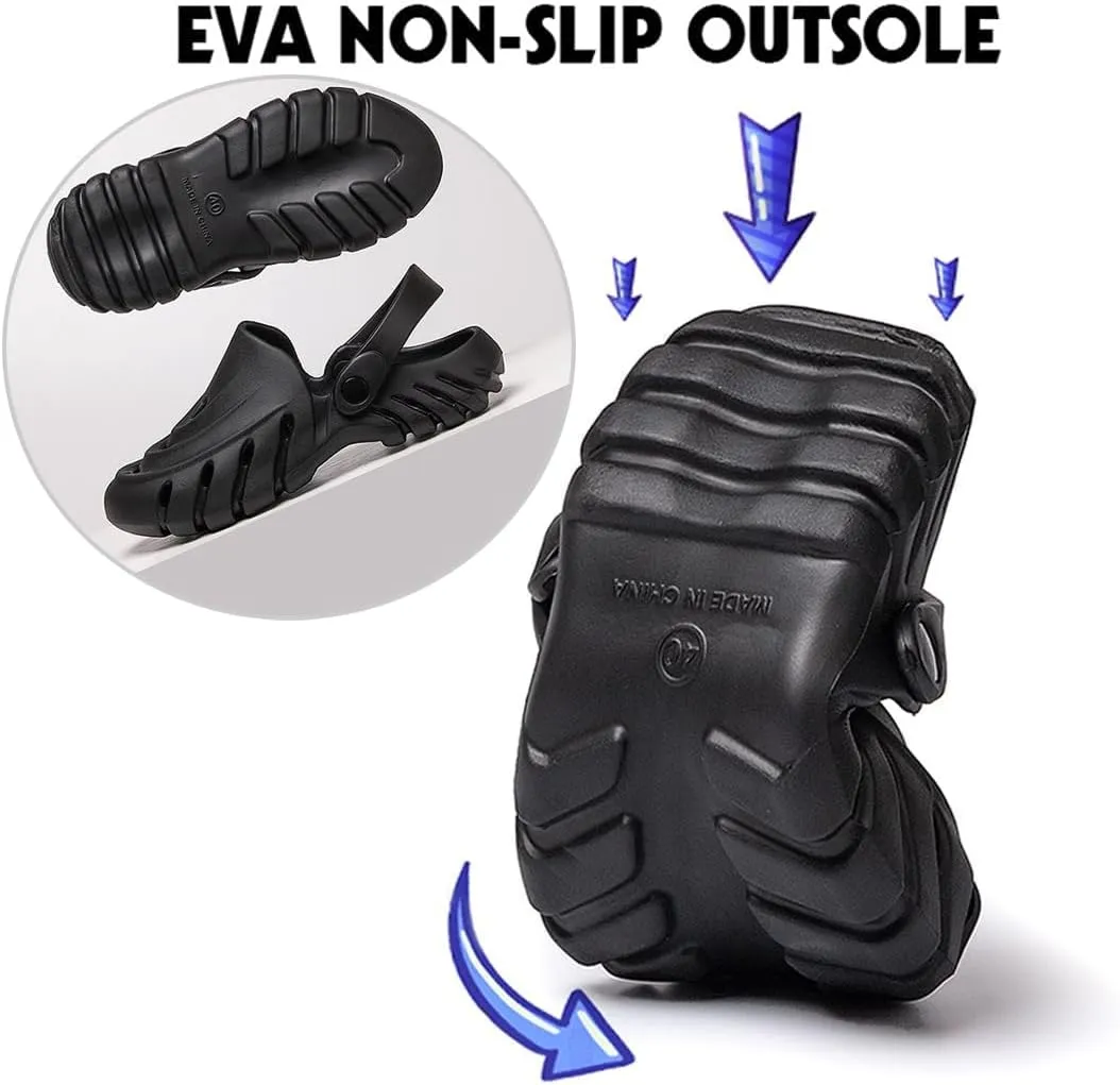 Unisex-Adult Casual Clogs EVA Summer Garden Clogs Slip-on Lightweight Comfortable Sandals for Indoor and Outdoor Beach Shoes Slippers