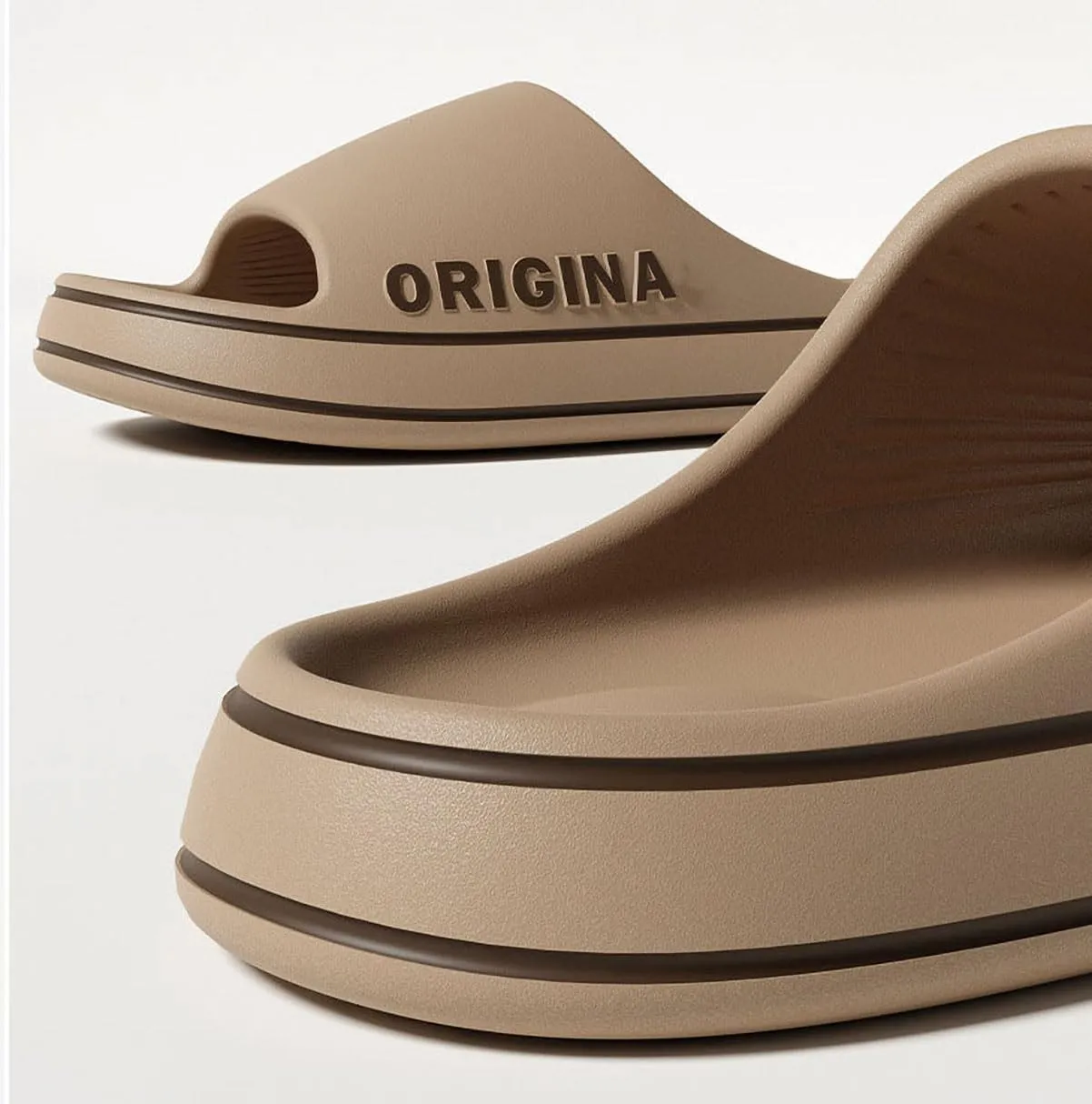 Unisex-Adult Slide Sandals Soft Shower Shoes Non Slip Bathroom Slippers Lightweight Pool Slippers