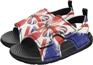 Unisex-Child Casual Sandal Vintage American Flag Sport Outdoor Summer Sandals Open Toe Hiking Water Shoes for Boys Girls
